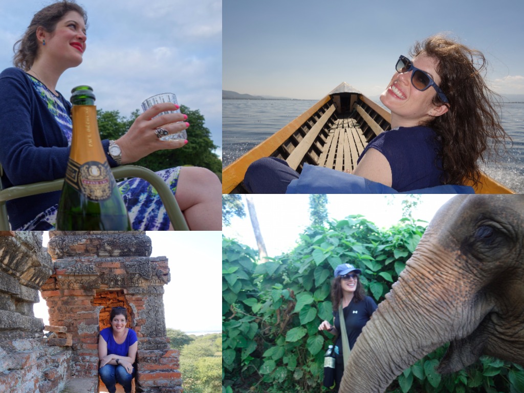 I wear a lot of blue (in Paris, Myanmar and Thailand)